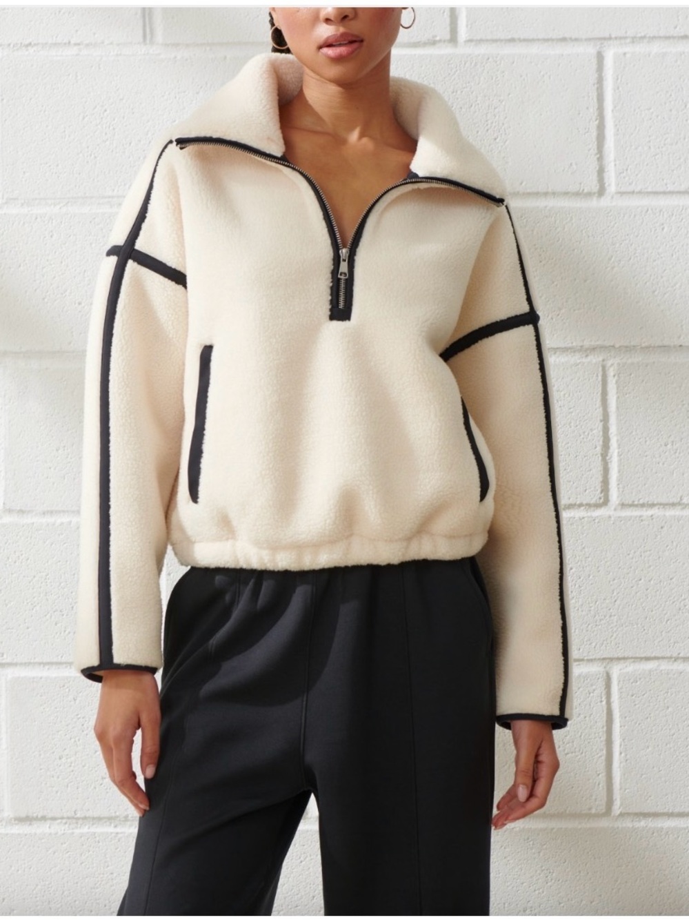 Abercrombie & Fitch YPB neoWARM Cinched Half-Zip
